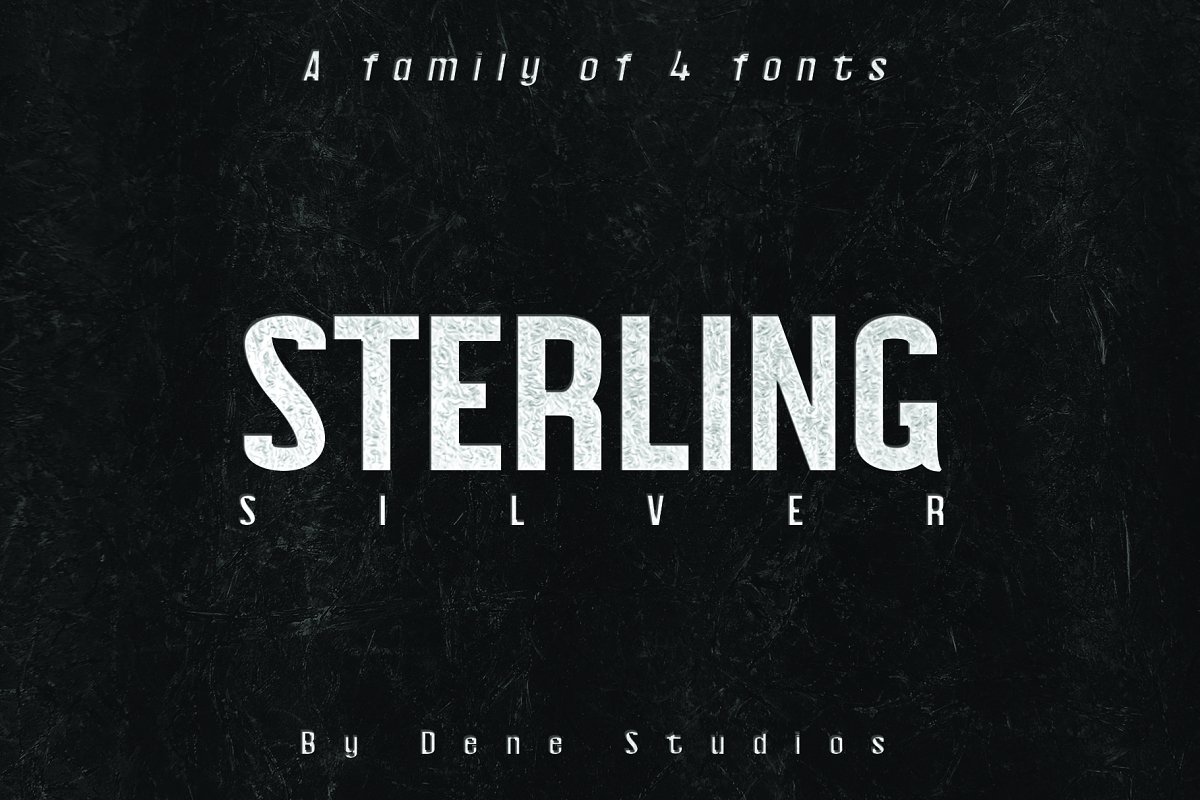 Пример шрифта Sterling #1